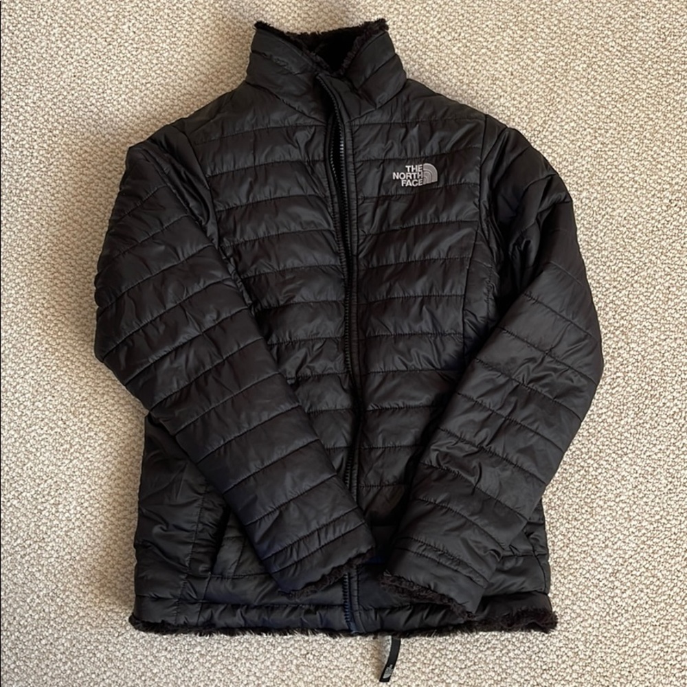 Girls North Face Reversible Winter Coat